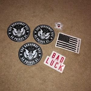 Brandy Melville stickers free with purchase 🤍🖤